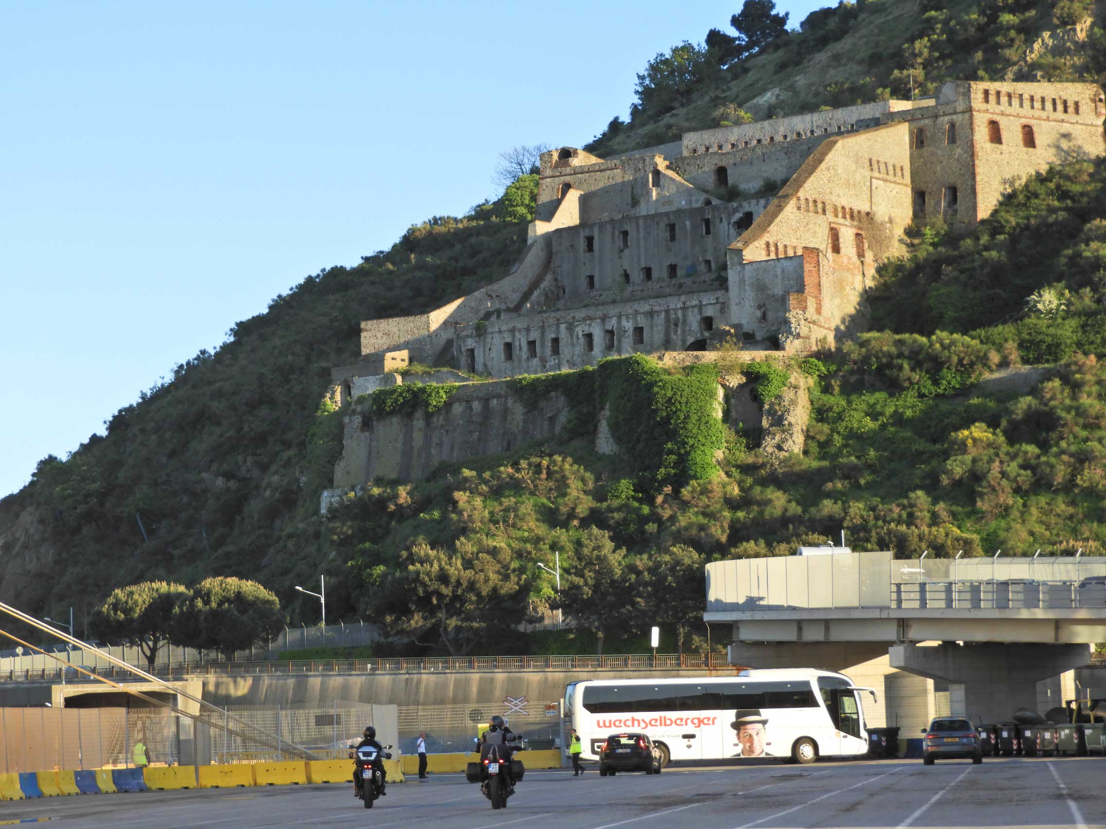 Busreise nach Korsika - Hafen Bastia